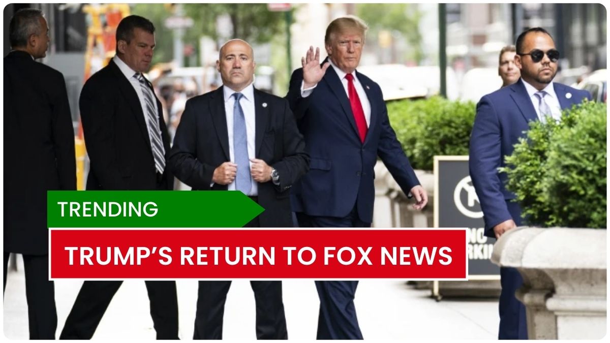 Trump’s return to Fox News